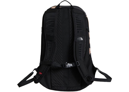 supreme the north face bleached denim print pocono backpack black 