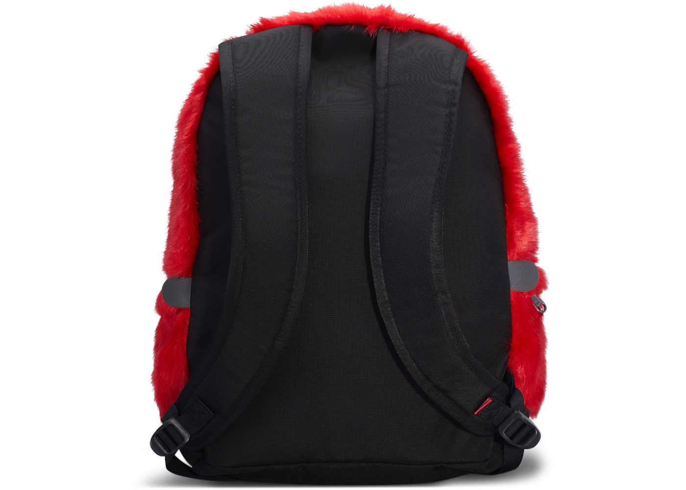 supreme the north face faux fur backpack red 
