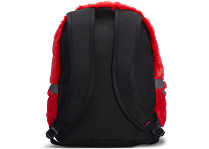 supreme the north face faux fur backpack red 