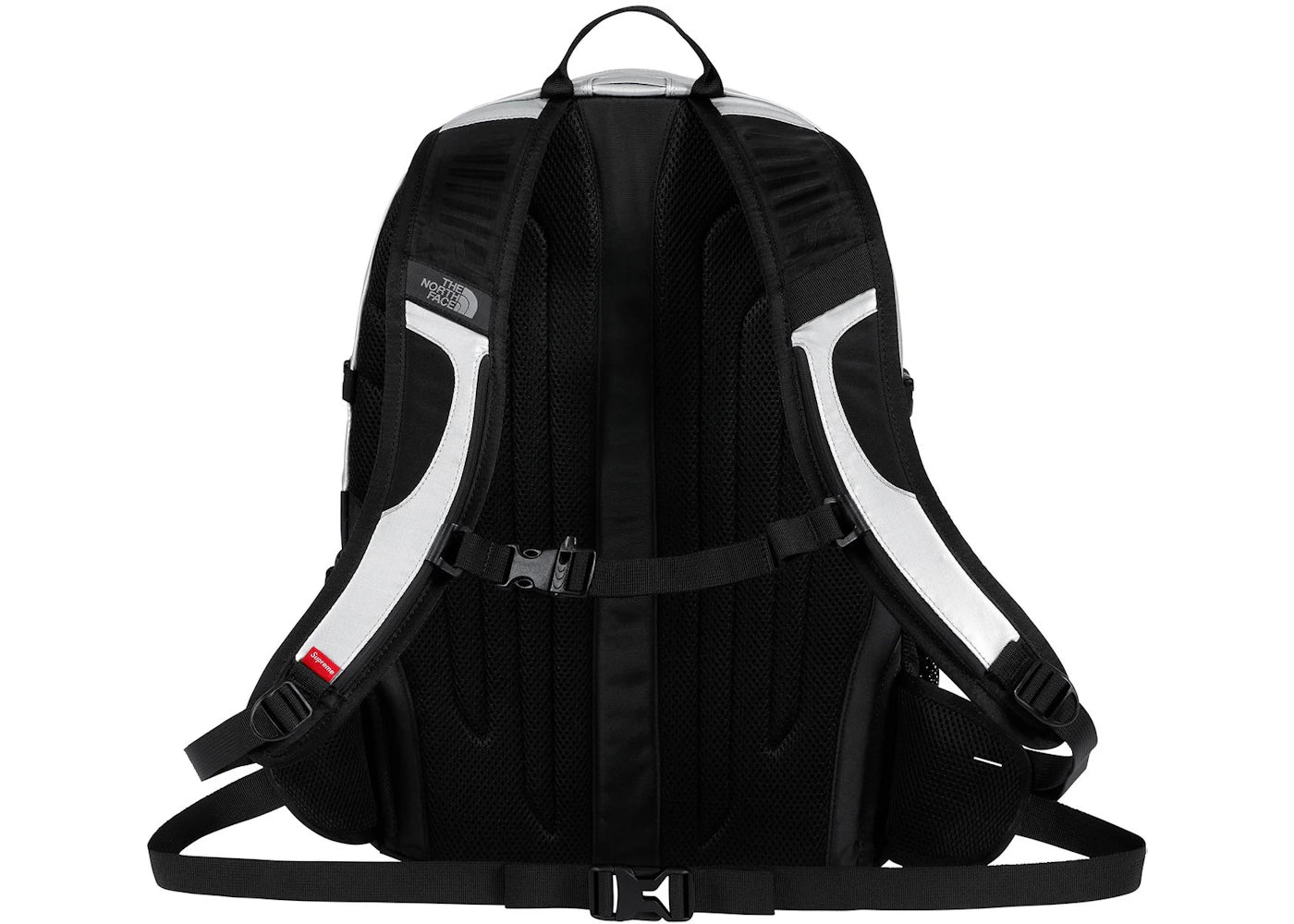 supreme the north face metallic borealis backpack silver 
