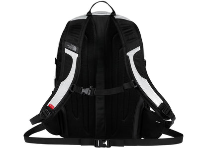 supreme the north face metallic borealis backpack silver 