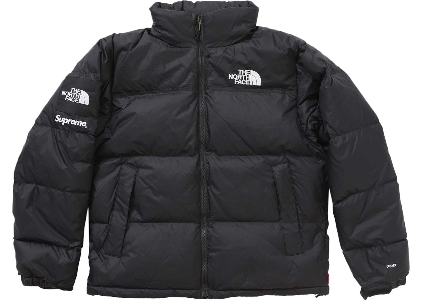 supreme the north face nuptse jacket black