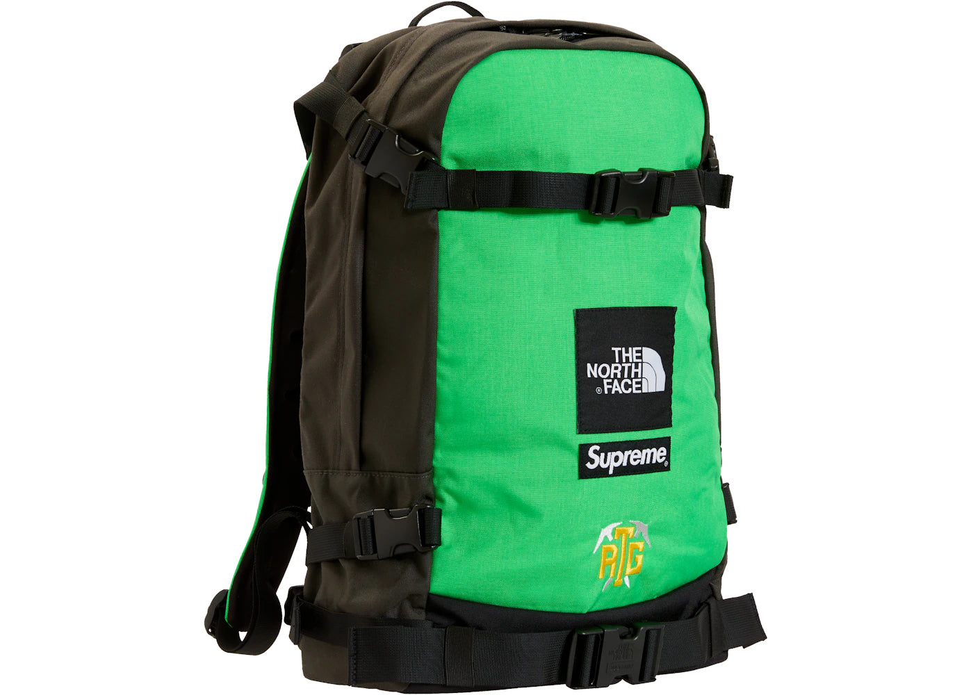 supreme the north face rtg backpack bright green 