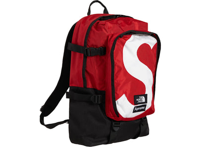 supreme the north face s logo expedition backpack red 