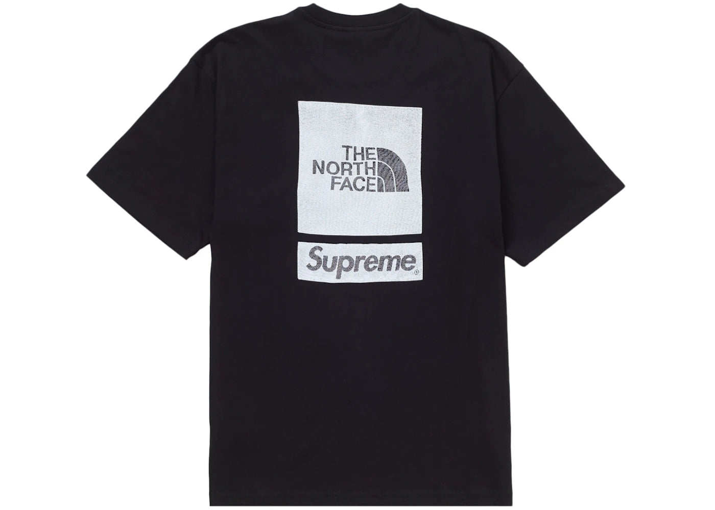 supreme the north face s/s top black