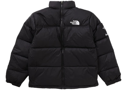supreme the north face split nuptse jacket black