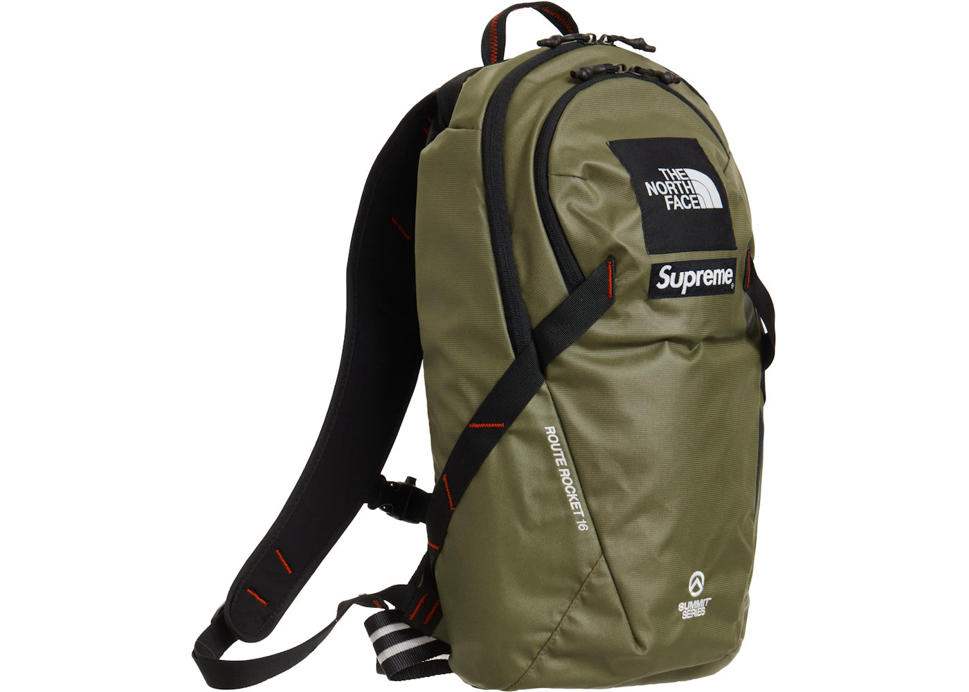 supreme the north face summit series outer tape seam route rocket backpack olive 