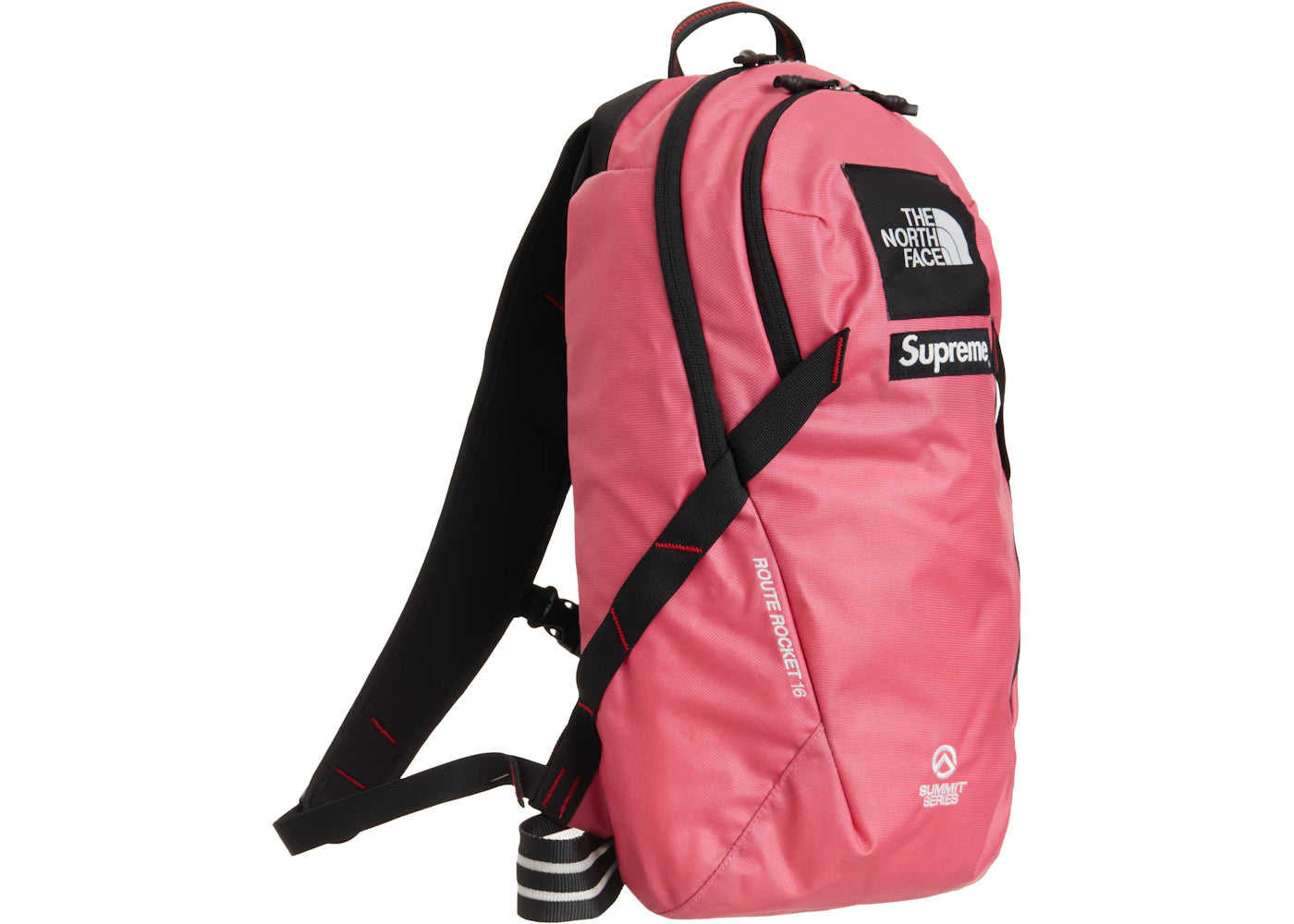 supreme the north face summit series outer tape seam route rocket backpack pink 