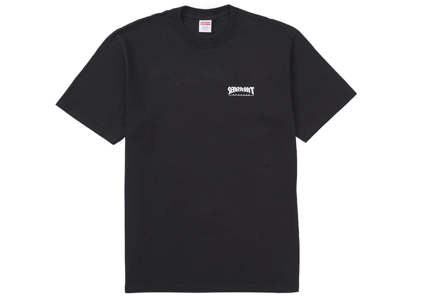 supreme thrasher cross tee black