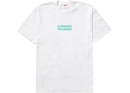 supreme tiffany & co. box logo tee white