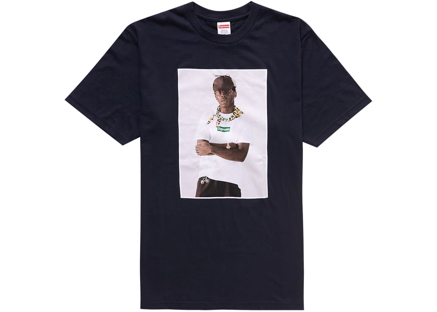 supreme tyler the creator tee navy
