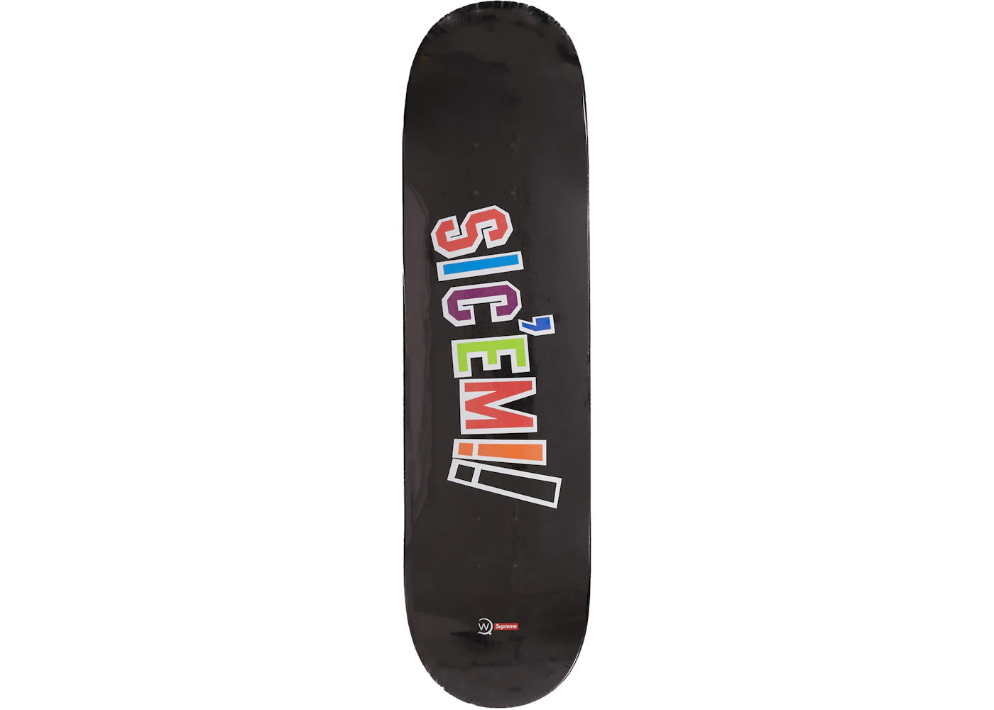 Supreme Wtaps Sic'Em! Skateboard Deck Black