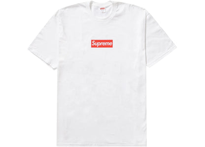 supreme west hollywood box logo tee white