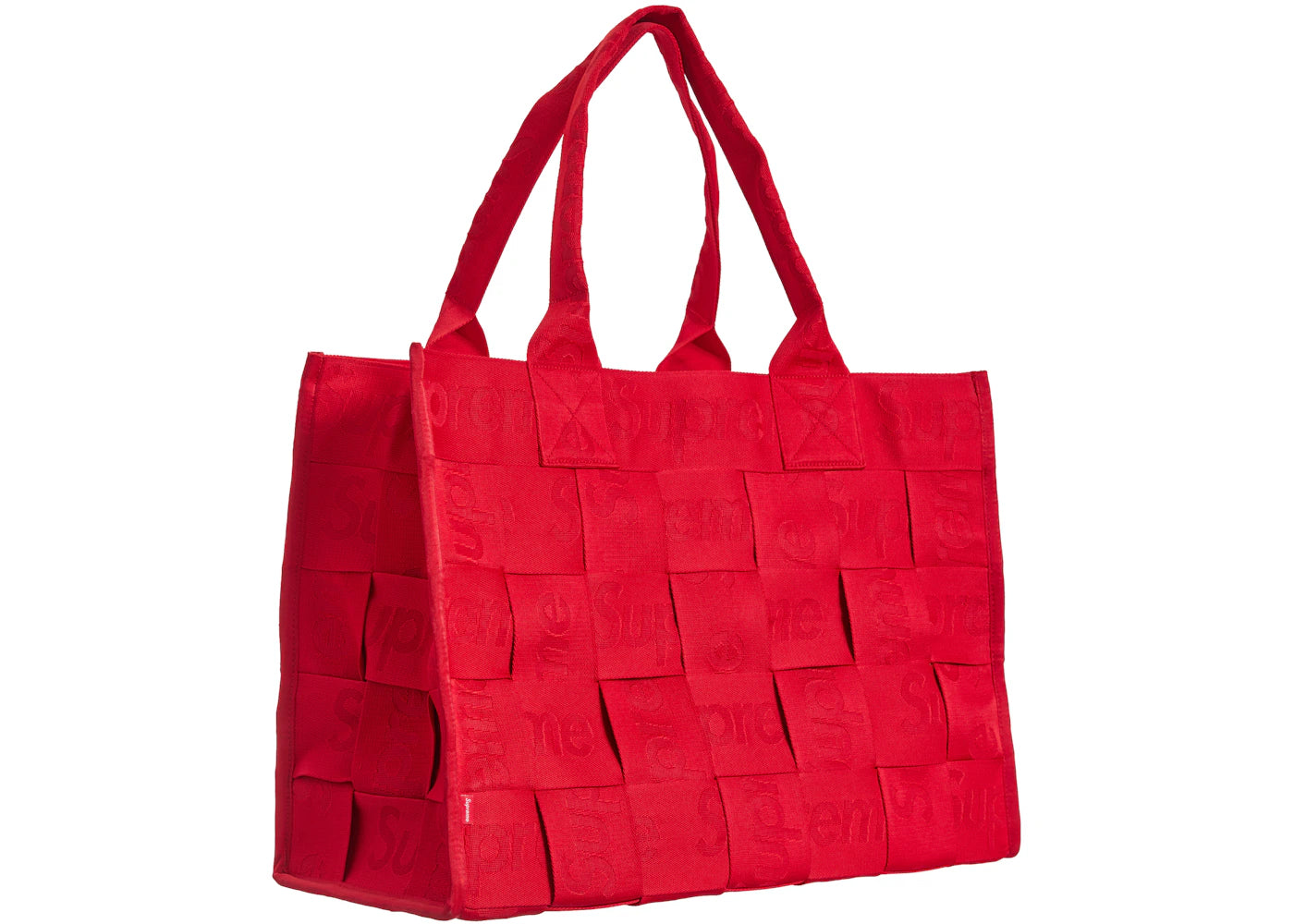 Supreme Woven Large Tote Bag Red