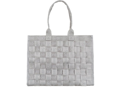 Supreme Woven Tote Grey