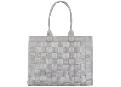 Supreme Woven Tote Grey