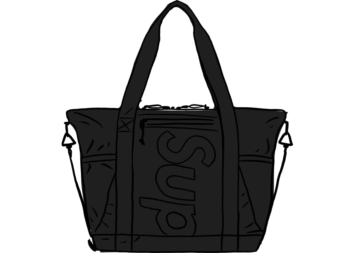 Supreme Zip Tote (Ss21) Black