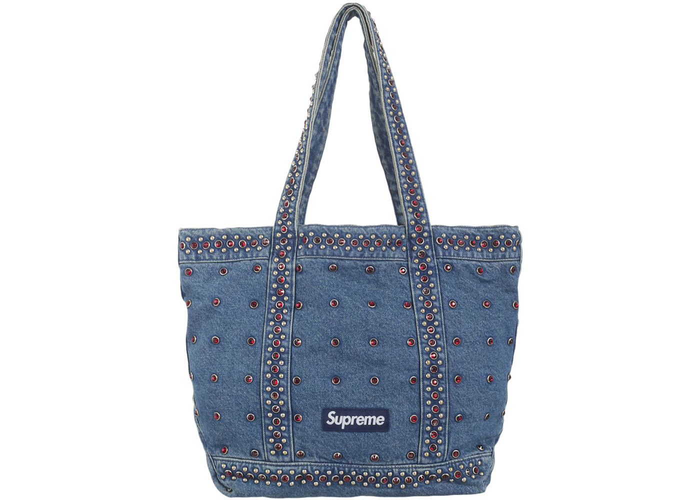 Supreme B.B. Simon Denim Tote Bag Washed Indigo
