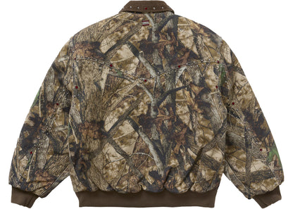 supreme b.b. simon studded work jacket truetimber htc fall camo