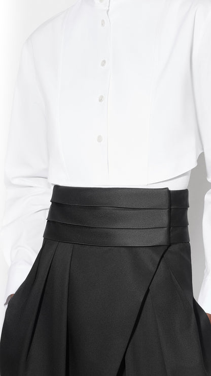 Alaïa Layer Cotton Poplin Shirt