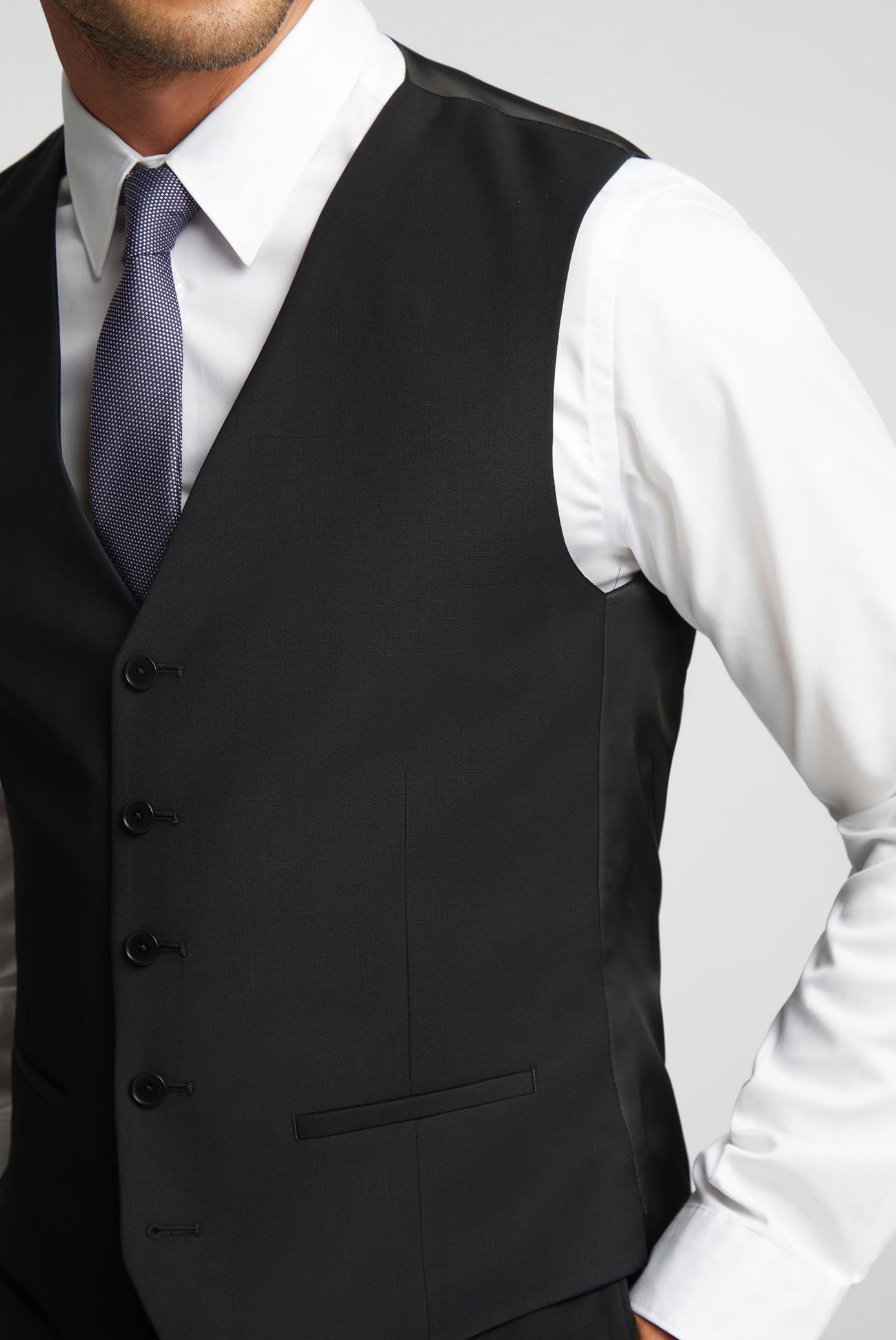 Ted Baker Panama Wool Blend Slim Fit Suit Waistcoat