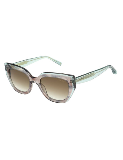 Ted Baker Coral Chunky Cat Eye Acetate Sunglasses Women's