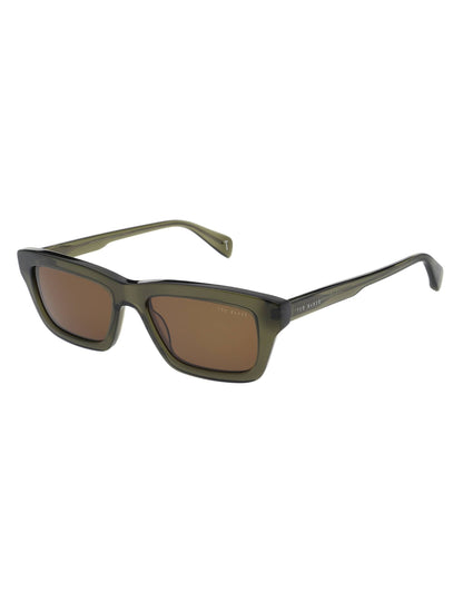Ted Baker Arthur Chunky Rectangle Acetate Sunglasses