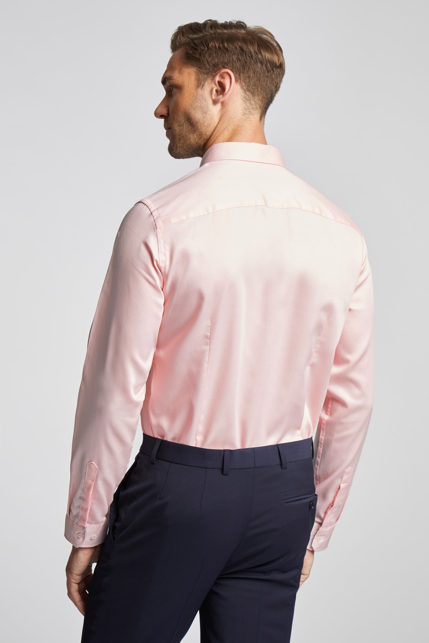 Ted Baker Maelor Slim Fit Sateen Cotton Shirt