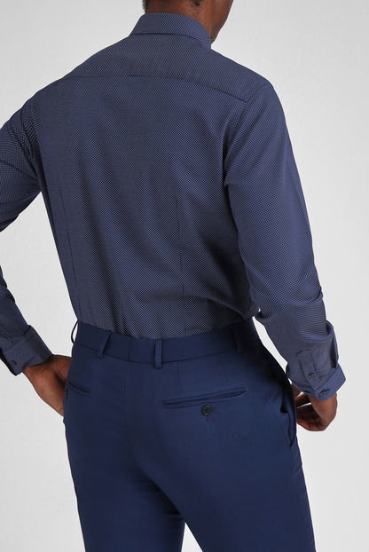 Ted Baker Odair Pin Dot Slim Fit Cotton Shirt