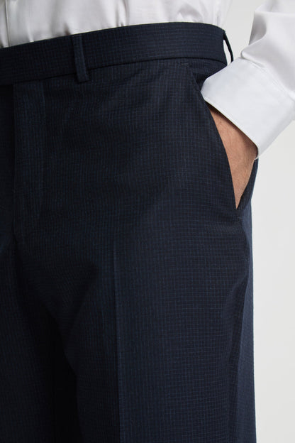 Ted Baker Canists Grid Check Regular Fit Suit Trousers