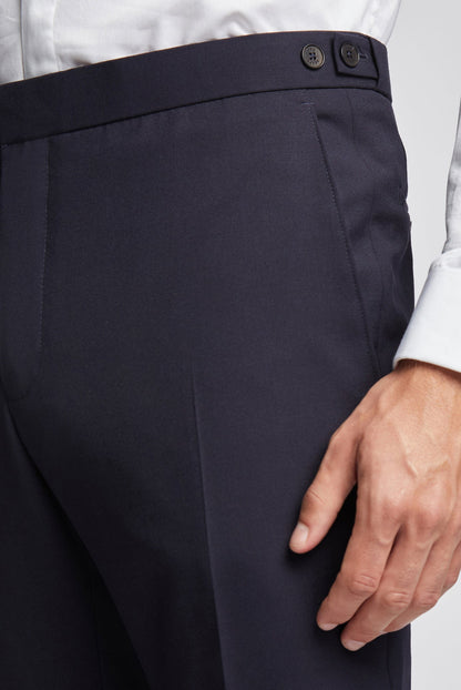 Ted Baker Breents Slim Fit Navy Tuxedo Trousers
