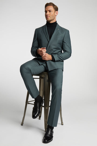 Ted Baker Lunanjt Double Breasted Wool Blend Suit Jacket