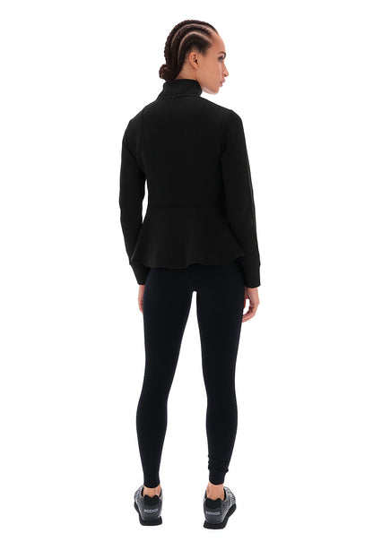 Ted Baker Donna Peplum Shape Zipup Active Jacket Women's