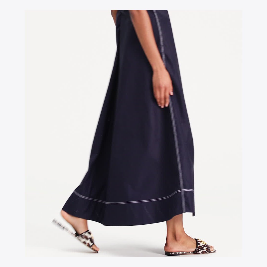 Tory Burch Eleanor Slide Reva Leopard / PERFECT BLACK