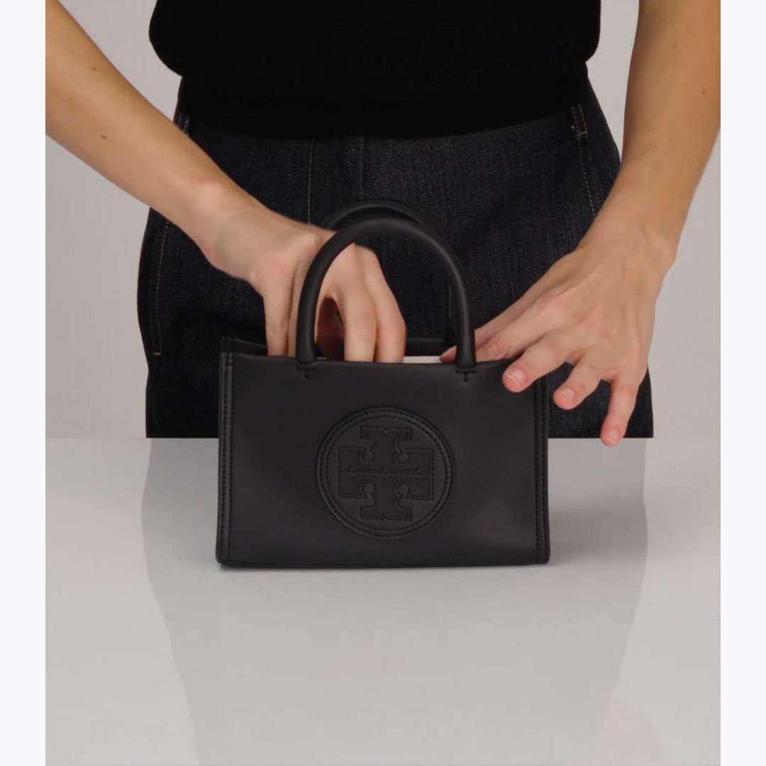 Tory Burch Mini Ella Bio Tote Black
