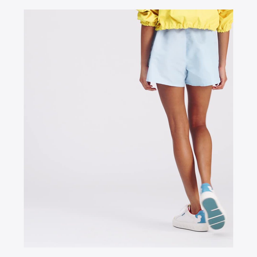 Tory Burch Ladybug Sneaker WHITE / NEW IVORY / COBALT