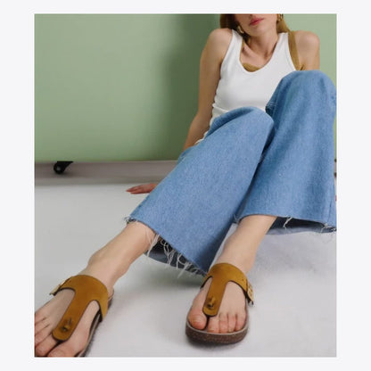 Tory Burch Mellow T-Strap Sandal RHUM / AVOLA