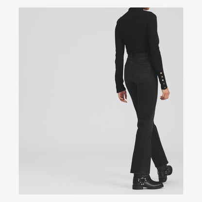 Tory Burch Double T Moto Boot PERFECT BLACK