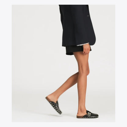 Tory Burch Mellow Studded Mule PERFECT BLACK
