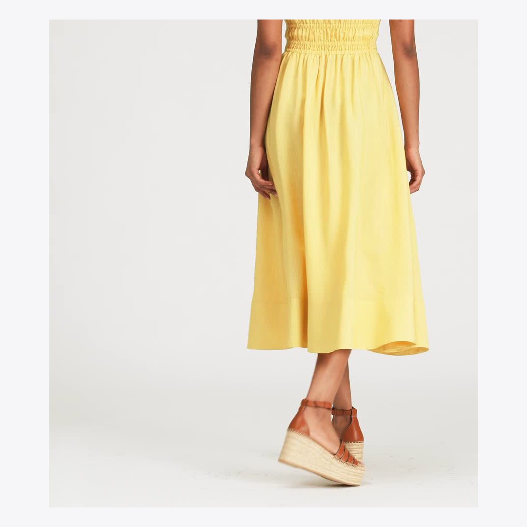 Tory Burch Ines Platform Espadrille Wedge SPARK GOLD