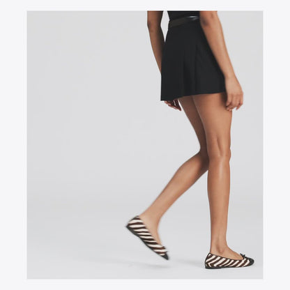 Tory Burch Cap-Toe Ballet ZEBRA / COCO
