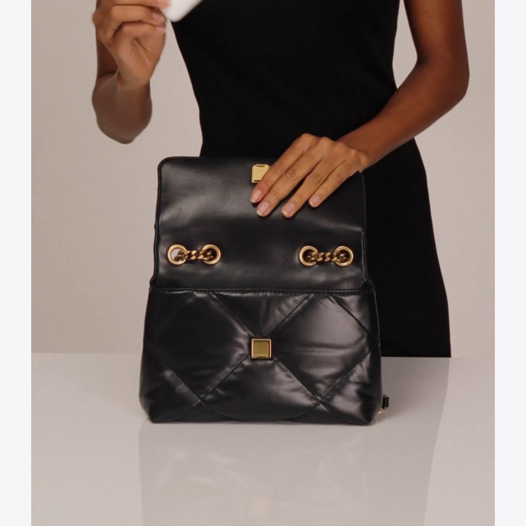 Tory Burch Small Kira Diamond Quilt Shoulder Bag Classic Chestnut