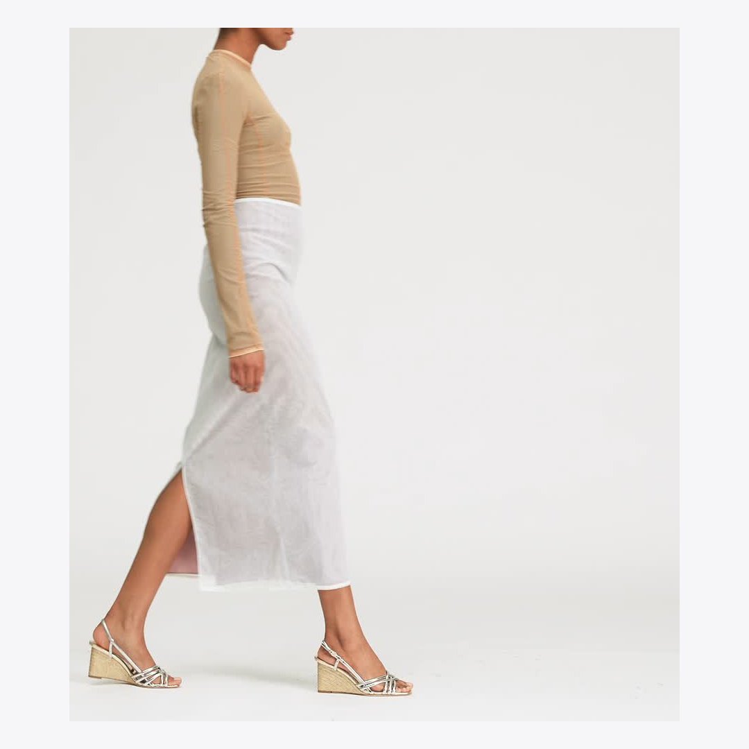 Tory Burch Multi-Strap Espadrille Wedge SHINY SILVER / SPARK GOLD / SPARK GOLD