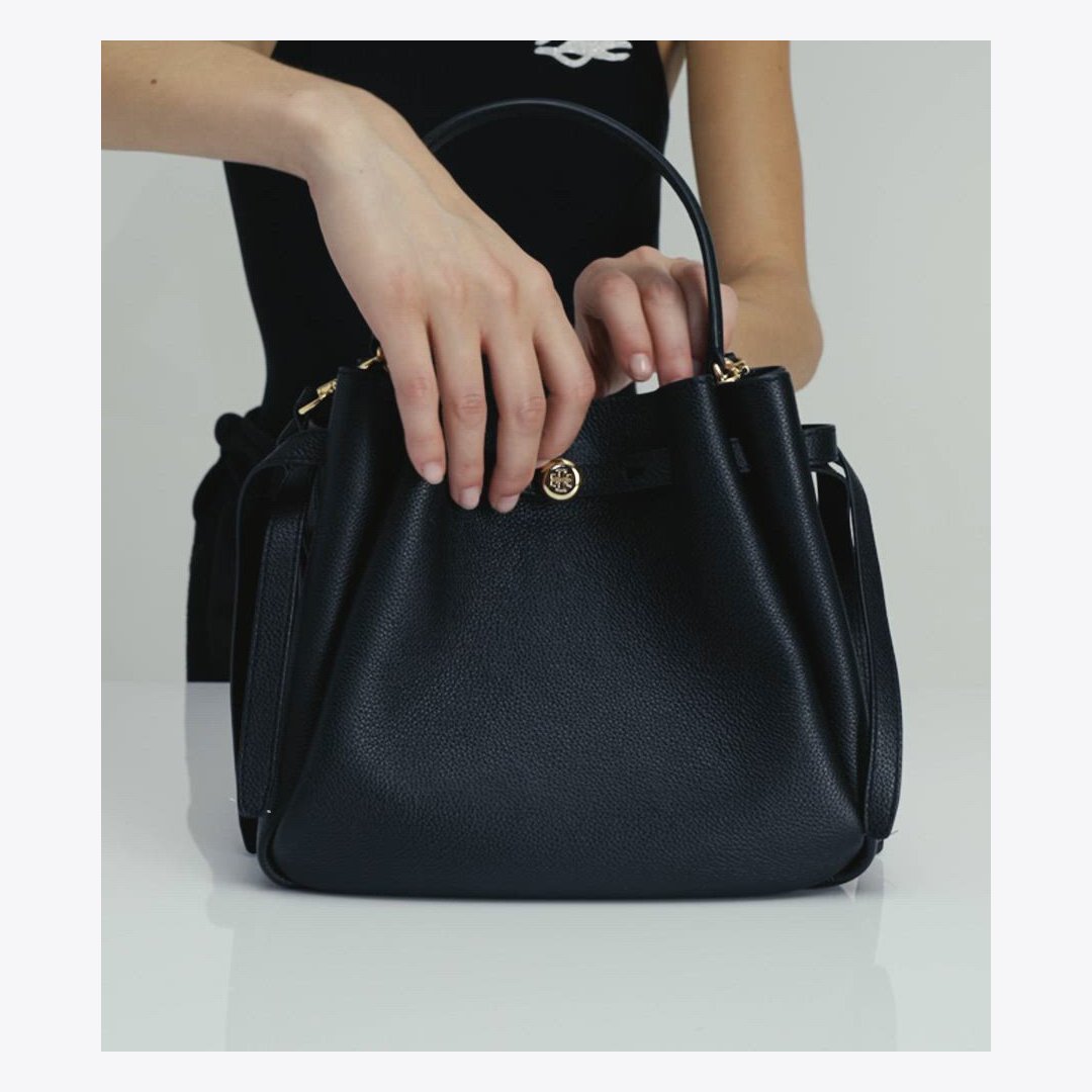 Tory Burch Romy Bucket Bag Black