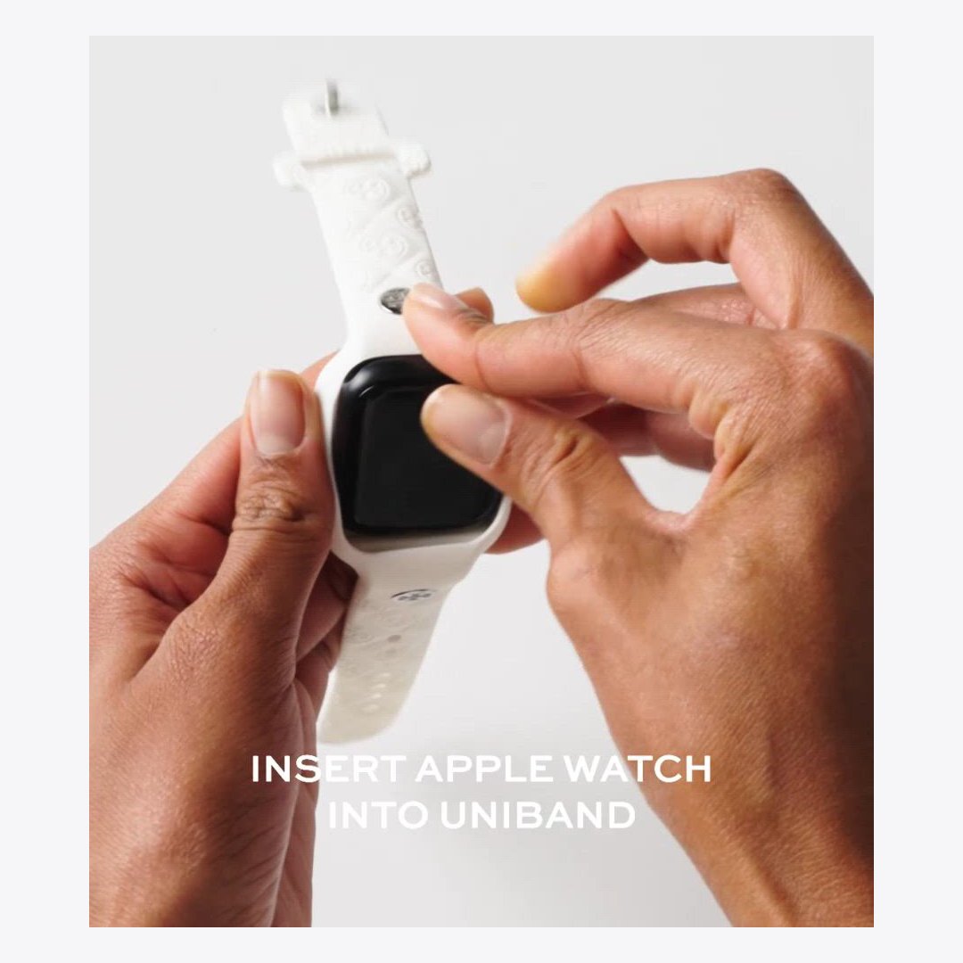 Tory Burch T Monogram Band for Apple Watch WHITE