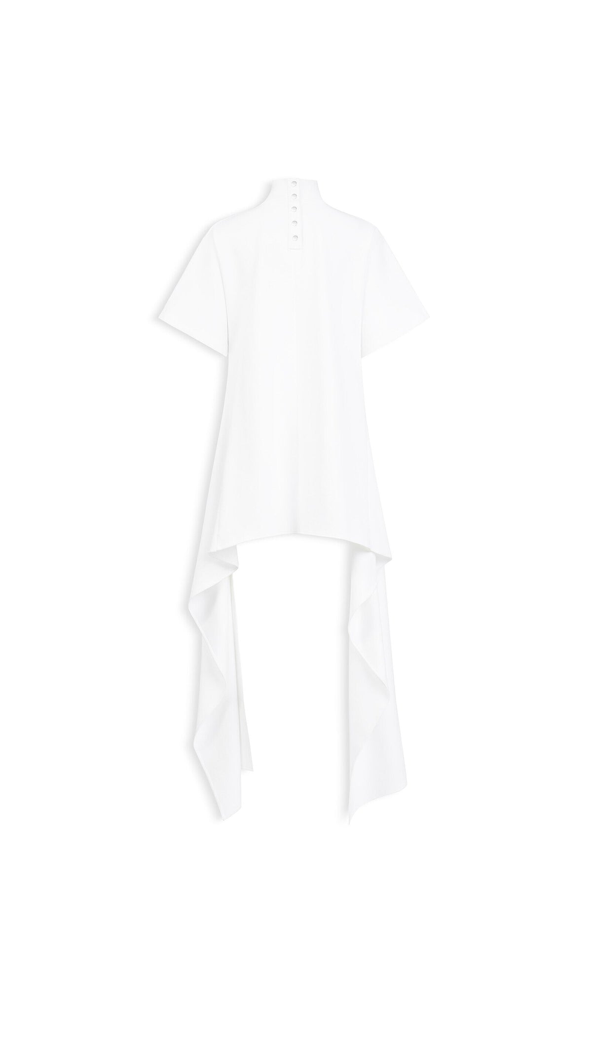 Alaïa Asymmetric Cotton Jersey T-Shirt