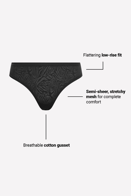 Fabletics Hot Mesh Thong