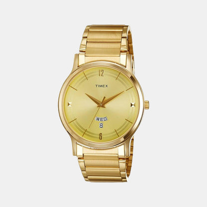 Timex Trendline Men Quartz Dial Analog Stainless Steel Watch Ti000R421
