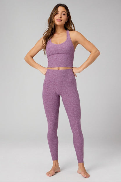 Fabletics HeatherFlex Anywhere Cropped Built-In Bra Tank