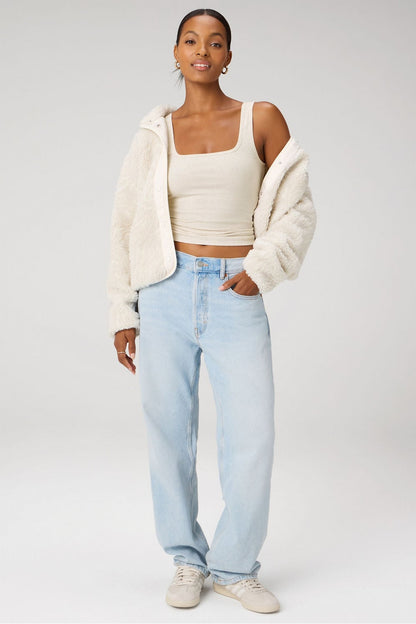 Fabletics Daily Rib Square Neck Tank